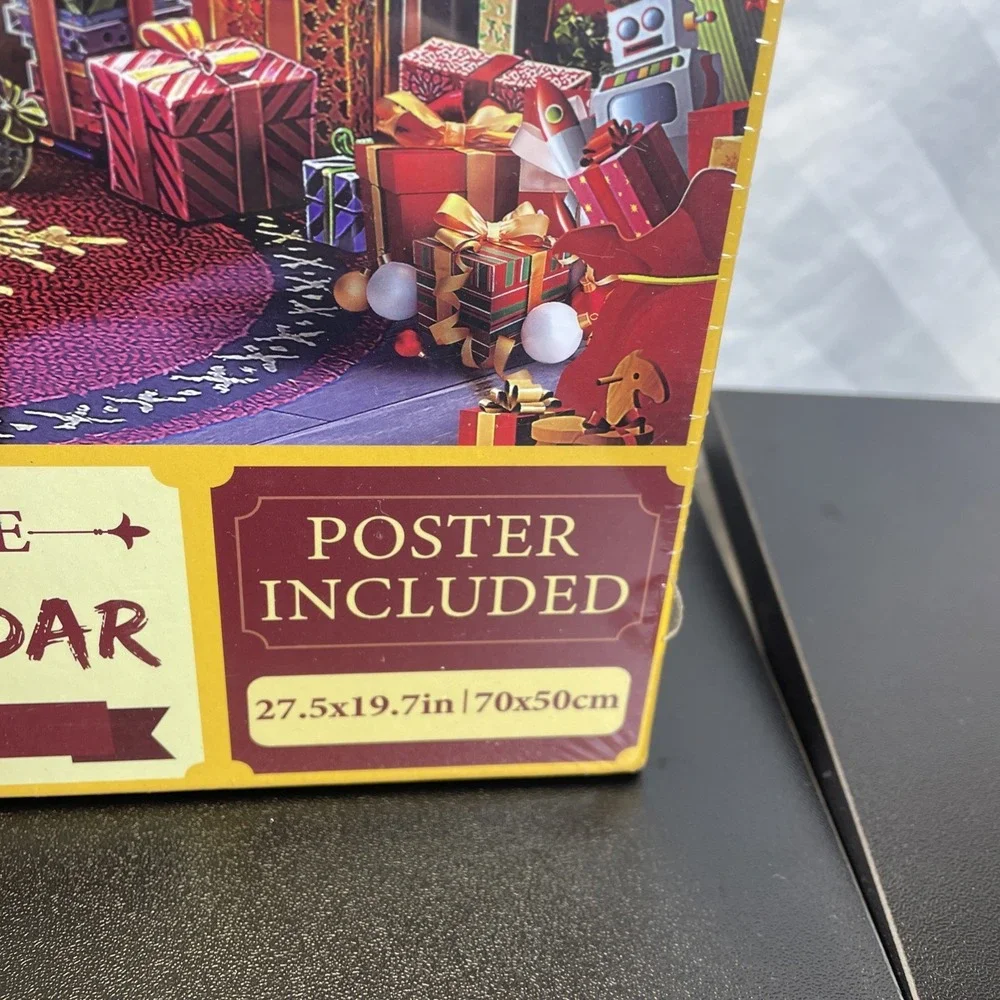 jigsaw puzzle advent calendar Christmas 1008  Poster Included Sealed